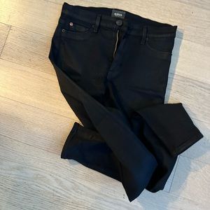 Hudson jeans - Nina high rise skinny black coated